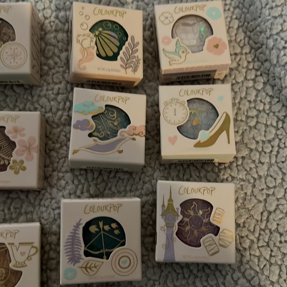 ColorPop Disney Princess Eyeshadow 12 pieces New - Picture 3 of 4